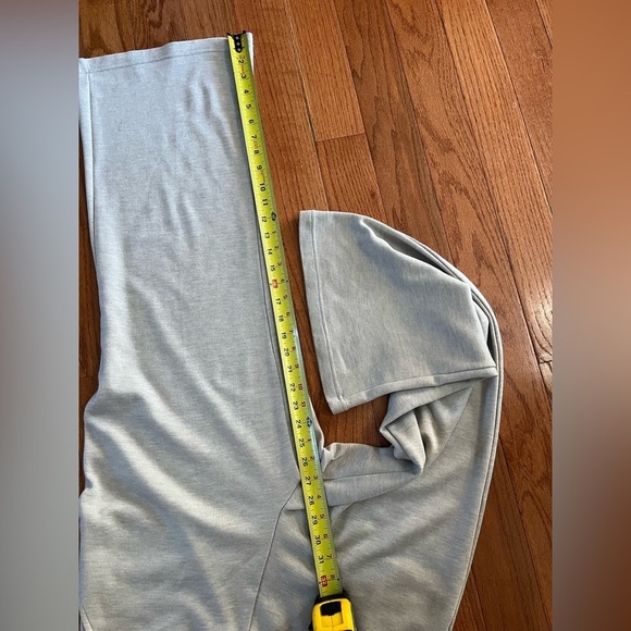 LAUREN RALPH LAUREN Light GRAY WOOL BLEND WIDE LEG PANTS Women’s L Trousers - Picture 6 of 10